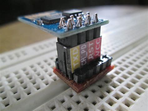 Sleek Esp8266 Breadboard Adapter With Pin Label 6 Steps With
