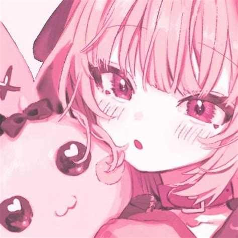 Cute Pink Anime Icon Pink Aestheic Icon Pink Aesthetic Anime