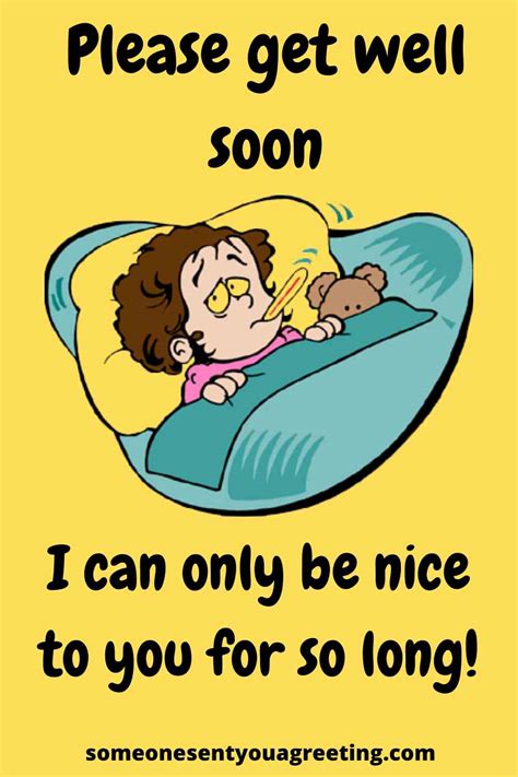 Get Well Soon Images Funny Printable Template Calendar
