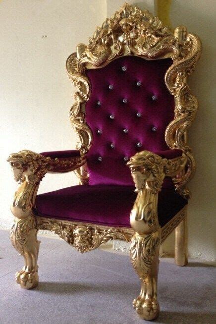 Antique Decorating King Chair Sofa Throne Wedding Objetos De