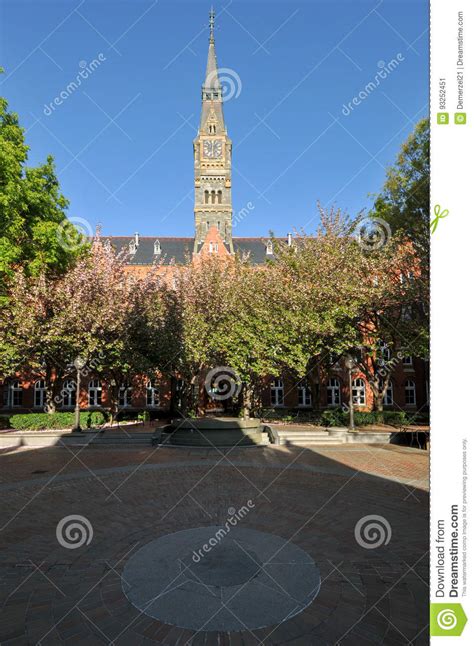 Georgetown University Washington Dc Stock Image Image Of Tower