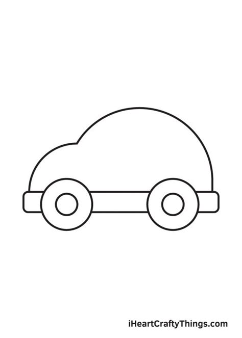 Car Drawing How To Draw A Car Step By Step