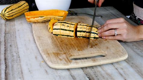 Squash can also be placed on skewers for kebabs and grilled that way. How to Cut Delicata Squash (3 Ways) with Video - It's a ...