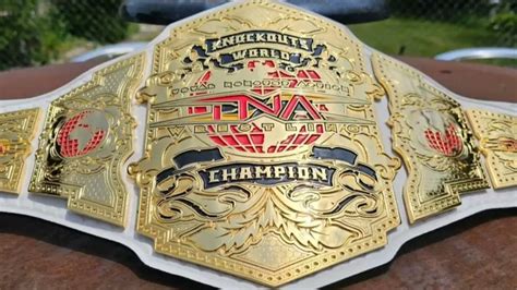 New Tna Knockouts World Title Belt Revealed Cultaholic Wrestling