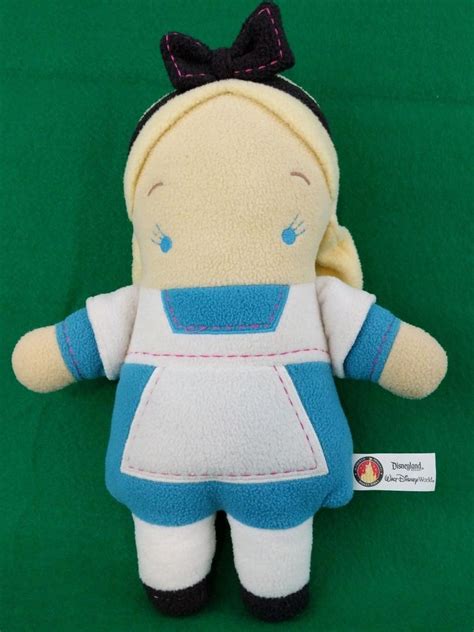 Disney Alice In Wonderland Alice Pook A Looz Plush Toy Doll 12 Euc