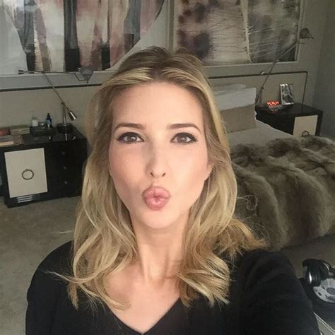 Ivanka Trump Shares A Sweet Selfie Picture Celeb Self