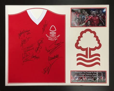 It would never happen these days, but in september 1978, the english champions, nottingham forest, were drawn against the european champions, liverpool, in t. Nottingham Forest 1979 Signed Shirt