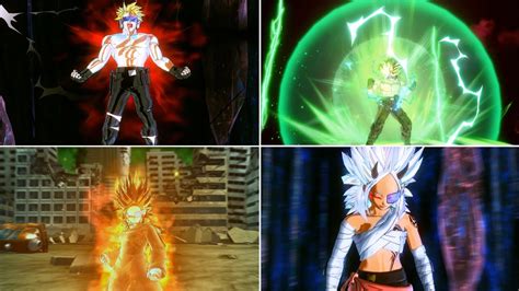 Cac Malefemale Custom Transformation Compilation Dragon Ball Xenoverse 2 Mods Youtube