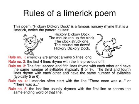 Ppt Limerick Poems Powerpoint Presentation Free Download Id2653154