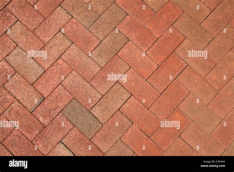 Red Brick Herringbone Background Texture Stock Photo Alamy