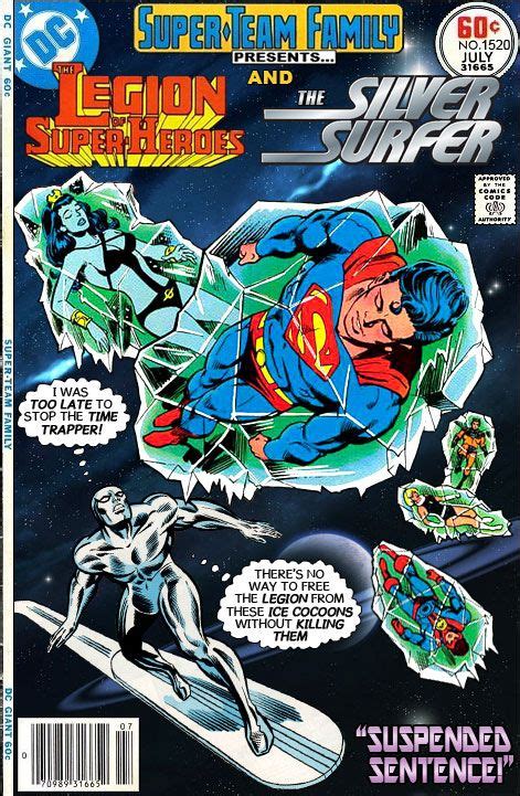Legion Of Super Heroes And The Silver Surfer Dc Comics Vs Marvel