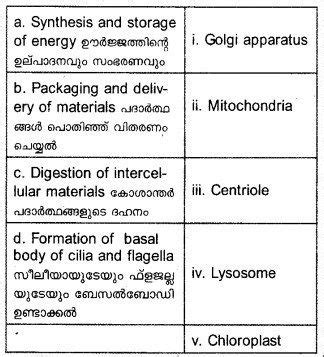 Plus One Botany Chapter Wise Previous Questions Chapter 5 Cell The Unit