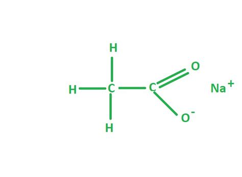 Sodium Acetate Lewis Structure