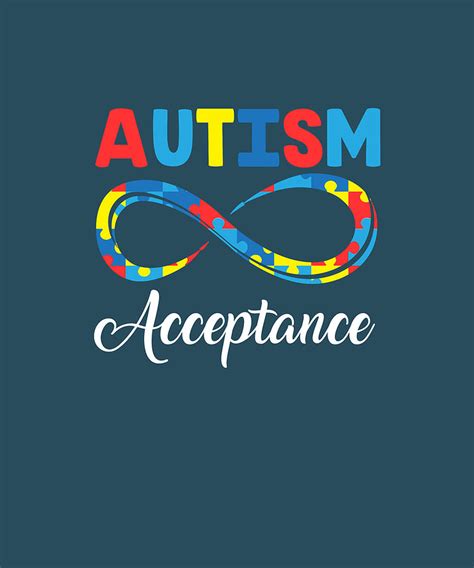 Red Instead Autism Shirt Autism Acceptance Shirt Digital Art By Felix