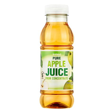 Iceland Pure Apple Juice From Concentrate 330ml Fruit Juice Iceland