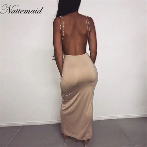 Aliexpress Com Buy NATTEMAID 2017 Women Split Long Dress Women Sexy