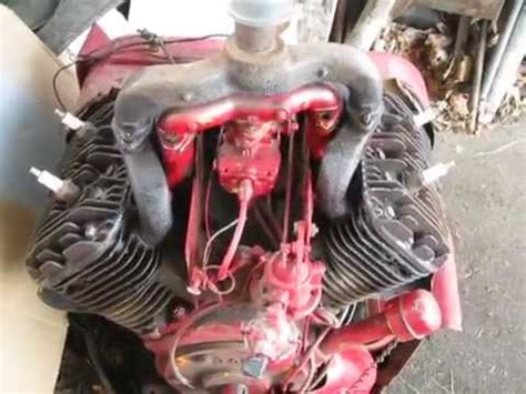 It is an engine with pistons positioned in a circular plane around the central crankshaft. Wisconsin VE4 Teardown Part 1 - YouTube
