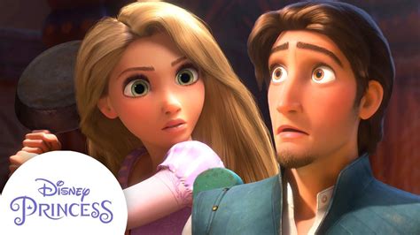 Rapunzel Meets Flynn Rider For The First Time Tangled Youtube