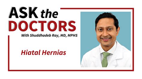 Ask The Doctors Hiatal Hernias Department Of Surgery Washington
