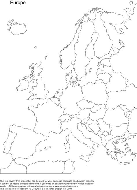 Countries of europe without outlines quiz. World Regional Printable, Blank Maps • Royalty Free, jpg • FreeUSandWorldMaps.com | World map ...