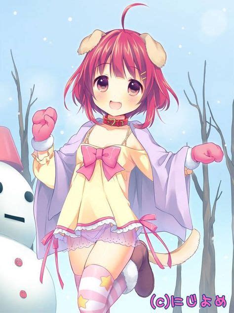 Anime Girl With Dog Ears And Tail Cuteanimals