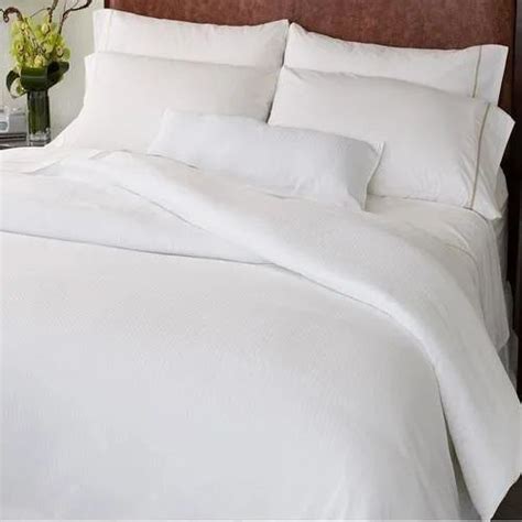 White Cotton Hotel Bed Sheet Size 76 X 80 Inches At Rs 250piece In