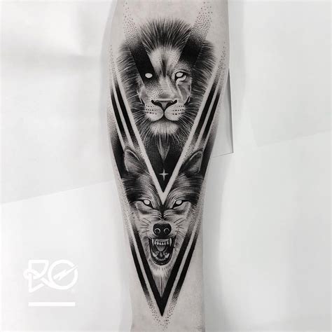 Top 101 About Lion And Wolf Tattoo Best