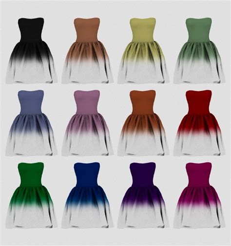 Brunna Dress At Redheadsims Sims 4 Updates