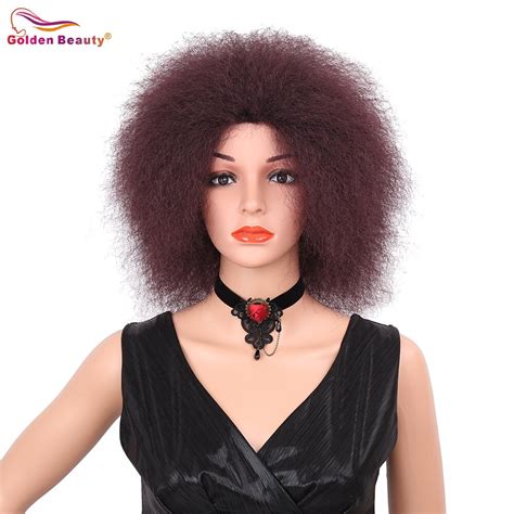 Buy Golden Beauty Short Afro Wig Kinky