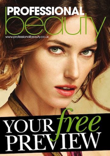 Professional Beauty Magazine Free Preview Issue Back Issue