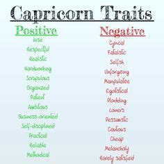 Has personality qualities and archetypal traits associated with it. Positive and negative traits of a Capricorn. ♑️ #astrology ...