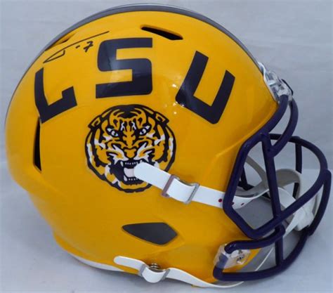 LSU Tigers Autographed Full Size Helmets Signed Helmets