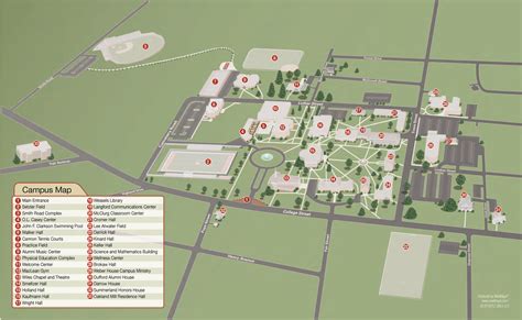 Spartanburg Community College Campus Map Time Zones Map