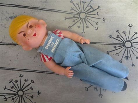 Vintage Dennis The Menace Squeaking Doll 1950s Doll Rubber Etsy