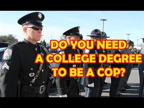 The therapist treats patients with a variety of traditional second, a degree program should help you to be ready to get a job. Do You Need a College Degree to Be a Cop? - YouTube