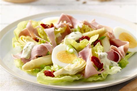 Aspergesalade Met Ham En Ei Recepten Gram