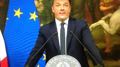Matteo renzi revives plan for bridge from mainland italy to sicily. Matteo Renzi annuncia le dimissioni in conferenza stampa - YouTube
