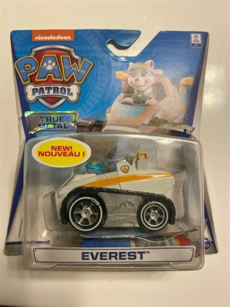Paw Patrol Mighty Pups True Metal Car Everest Nickelodeon For Sale
