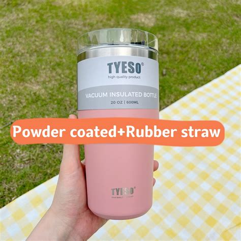 Original Tyeso Stainless Steel Thermos Macaron Vacuum Tumbler Cup Water