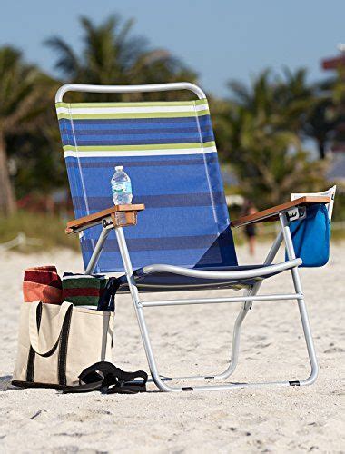 You also get a foam wrapped armrest for extra comfort and a. Extra-Wide Mesh Folding Beach Chair (Blue Stripe) ** Be ...