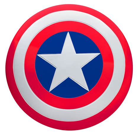 Captain America Shield Adult 24 Inches Plastic Prop Hand Marvel Steve
