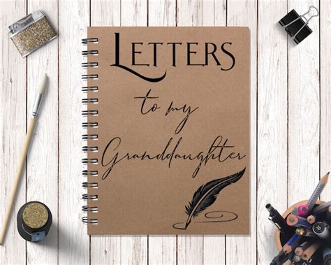 Letters To My Granddaughter Journal Notebook T To Etsy