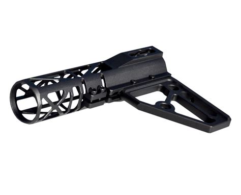 Presma Aluminum Skeletonized Pistol Arm Brace Black Presma Inc