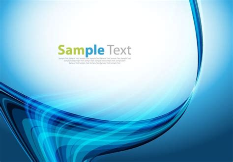 Abstract Design Blue Background Vector Illustration Free Vector