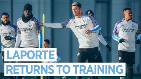 Laporte Is Back And Mendy Learns A New Trick Man City Training Youtube