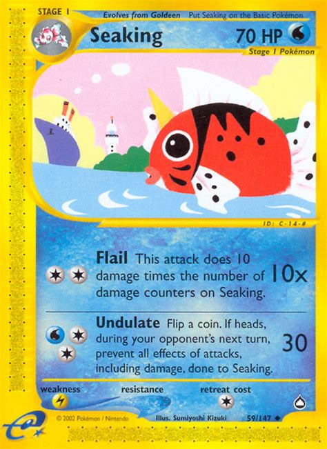 Seaking Aq 59 Pokemon Tcg Pok Cards