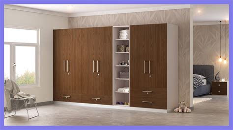 Opt for a sliding door almirah design. 25+ Exclusive Wooden Wall Attached Almirah 👌👌👌 Design For ...