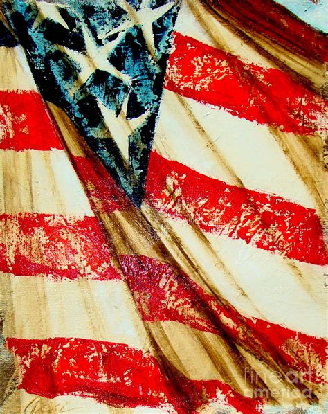 American Flag Painting Painting By Gigi Hackford Pixels