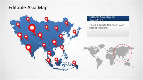 Asia Map Powerpoint