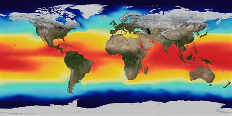 Nasa Svs Sea Surface Temperature Salinity And Density